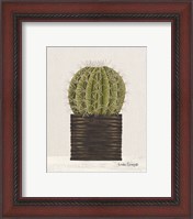 Framed 'Potted Cactus' border=