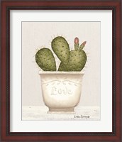 Framed Prickly Pear Cactus