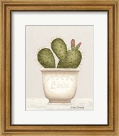 Framed 'Prickly Pear Cactus' border=