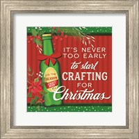 Framed Start Crafting for Christmas