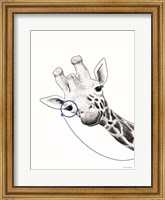 Framed Giraffe With a Monocle