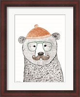 Framed Hipster Bear