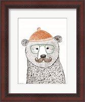 Framed Hipster Bear