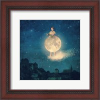 Framed Shhh Lady Night is Coming