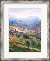 Framed Italian Hillside