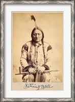 Framed Sitting Bull - Lakota Sioux Tribe Chief, 1884