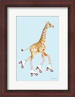 Framed Giraffe Joy Ride II