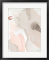 Pastel and Neutral Abstract II Framed Print