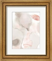 Framed Pastel and Neutral Abstract I