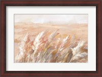 Framed Terracotta Prairie Grasses