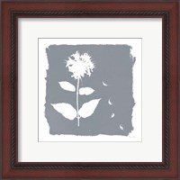 Framed 'Nature by the Lake Flowers II Neutral' border=
