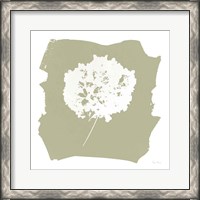 Framed 'Nature by the Lake Flowers I Neutral' border=