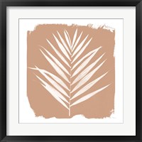 Framed 'Nature by the Lake Frond III Sq Natural' border=