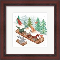 Framed 'Woodland Gnomes III' border=