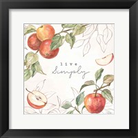 Framed 'In the Orchard II' border=