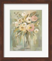 Framed Painterly Strokes Floral
