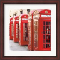 Framed London Phoneboxes