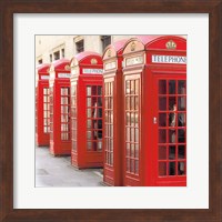 Framed London Phoneboxes