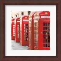 Framed London Phoneboxes