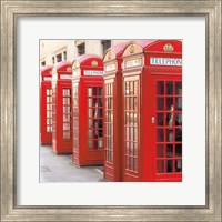 Framed London Phoneboxes