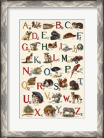 Framed Schoolhouse Alphabet
