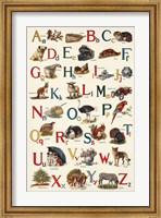 Framed Schoolhouse Alphabet