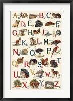 Framed Schoolhouse Alphabet