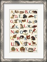 Framed Schoolhouse Alphabet