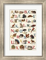 Framed Schoolhouse Alphabet