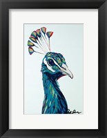 Framed Pop Peacock I
