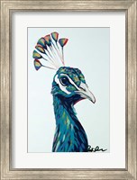 Framed Pop Peacock I