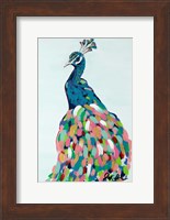 Framed Pop Peacock II