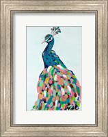Framed Pop Peacock II