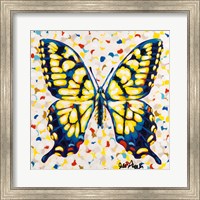 Framed Pop Butterfly I