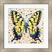 Framed 'Pop Butterfly I' border=