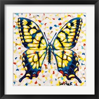 Framed 'Pop Butterfly I' border=