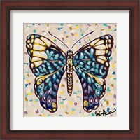 Framed Pop Butterfly II