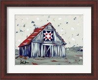 Framed Farm Pop Barn II-Quilt