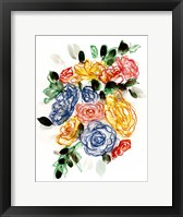 Chalky Blue & Yellow II Framed Print