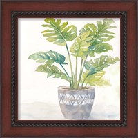 Framed 'Houseplant III-Split Leaf Philodendron' border=