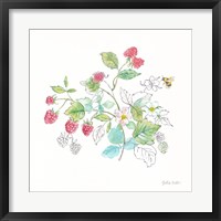Framed Berries and Bees V