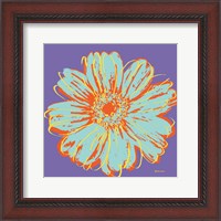 Framed Flower Pop Art VI