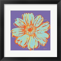 Framed Flower Pop Art VI