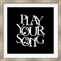 Framed Moved by Music black VIII-Your Song