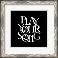 Framed Moved by Music black VIII-Your Song