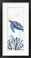 Deep Blue Sea XIXC Framed Print