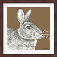 Framed Watercolor Pencil Forest color II-Rabbit