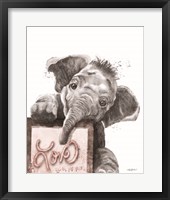 Framed Love is All You Need Elephant