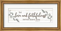 Framed Love and Faithfulness