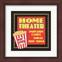 Framed 'Home Movie Theater' border=